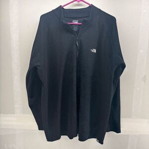 VTG The North Face Mid layer Mens 2XL 1/4 Zip Black Vaporwick Pullover Shirt